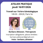 Atelier pratique arbre généalogique